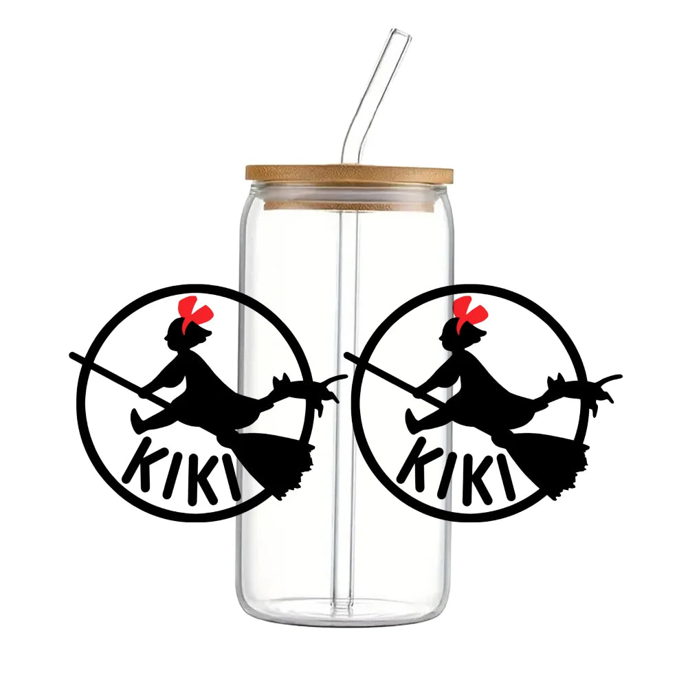 11x24cm Cartoon Anime Japanese UV DTF Transfer Sticker Waterproof Transfers Decals For 16oz Glass Cup Wrap Stickers