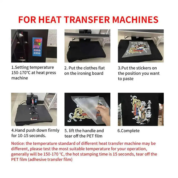 15cm Kids Flower Stars Moon Night Iron On DTF Heat Transfer Sticker Diy T-shirt Iron On Transfer Patches Clothes Print Decals