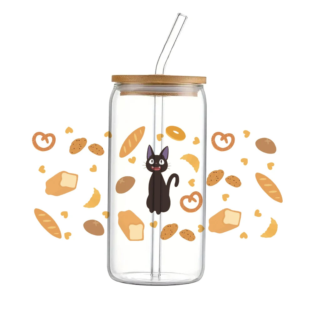 11x24cm Cartoon Anime Japanese UV DTF Transfer Sticker Waterproof Transfers Decals For 16oz Glass Cup Wrap Stickers