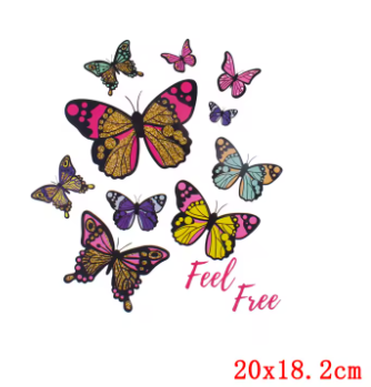 Butterfly Medium DTF Prints
