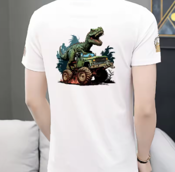 Big Truck Dinosaur DTF