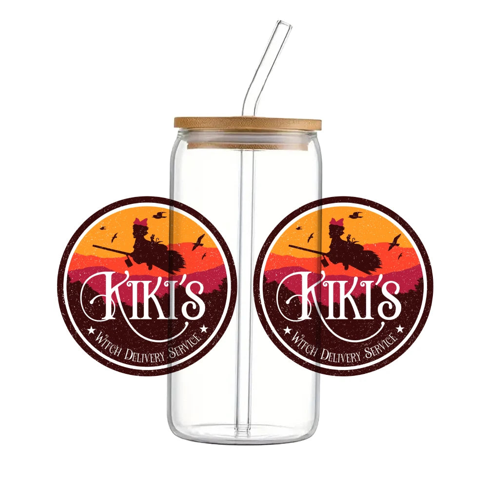 11x24cm Cartoon Anime Japanese UV DTF Transfer Sticker Waterproof Transfers Decals For 16oz Glass Cup Wrap Stickers